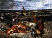 Eugene Delacroix Still-Life with Lobster USA oil painting artist